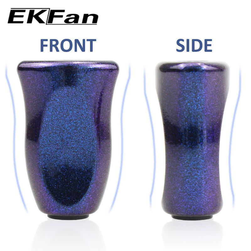 Spinning Reel - EKFan シリコーンリールノブ DAI/SHI 超軽量 8 グラムスピニングベイトキャスティングリールコンフォートフィッシンググリップルアーフィッシングリール部品