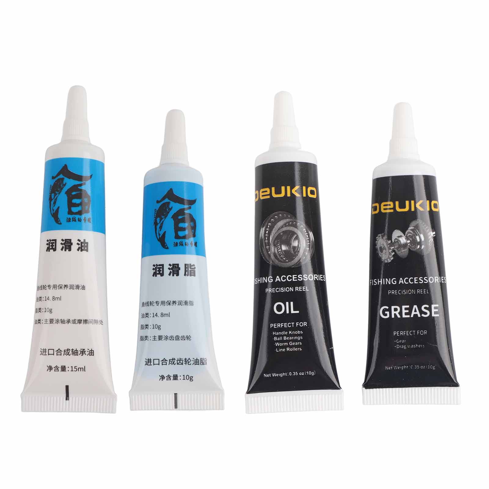 Reel Lubricant - 新しい 2 個釣りリールオイルとグリース潤滑剤 Baitcasting スピニング釣りリールベアリングメンテナンス釣りツール