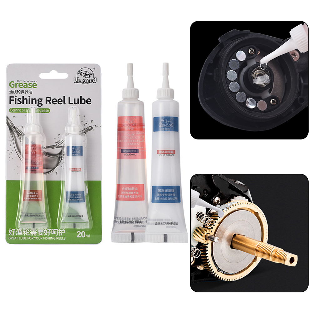 Reel Lubricant - 釣りリールグリースリールケア釣りリールオイルグリースメンテナンス釣り Accesspries 潤滑金属摩擦部品