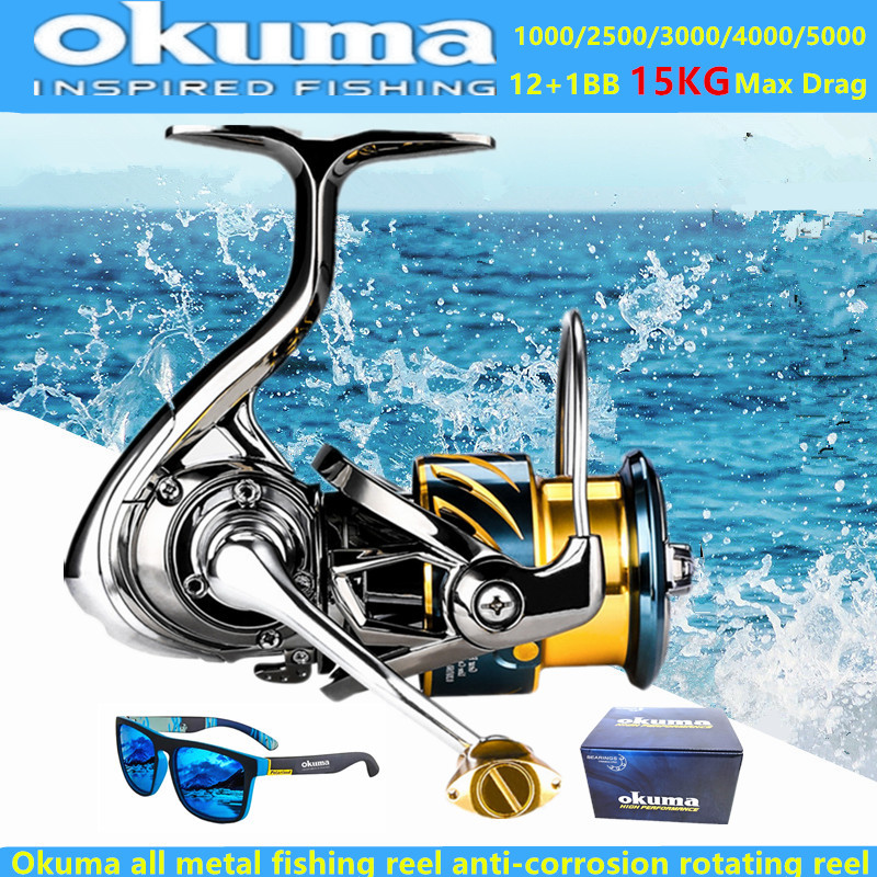 オクマ オールメタルフィッシングリール 12+1BB15KG - Kastking Reel Zephyr のレビューと価格