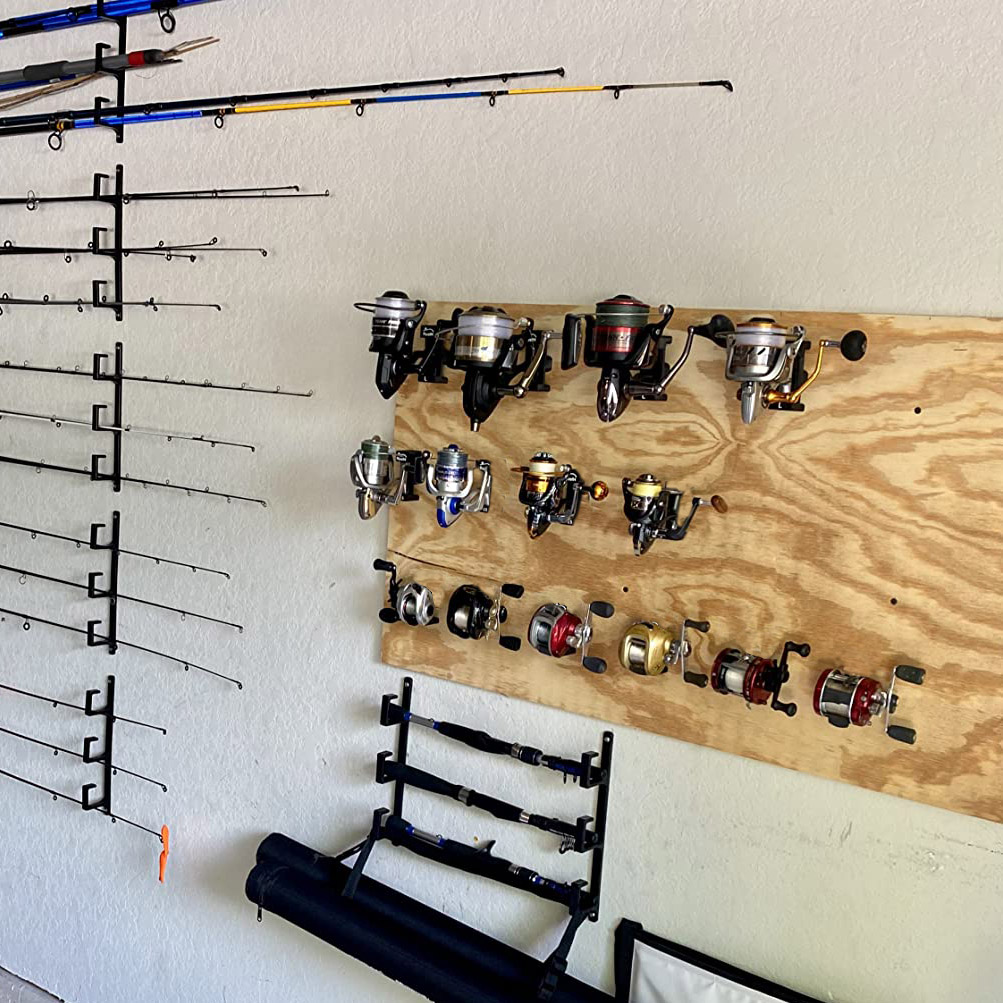 5個入り壁掛け釣りリールホルダー、ベイトキャスティング・フラ - Reel Repair Kit のレビューと価格