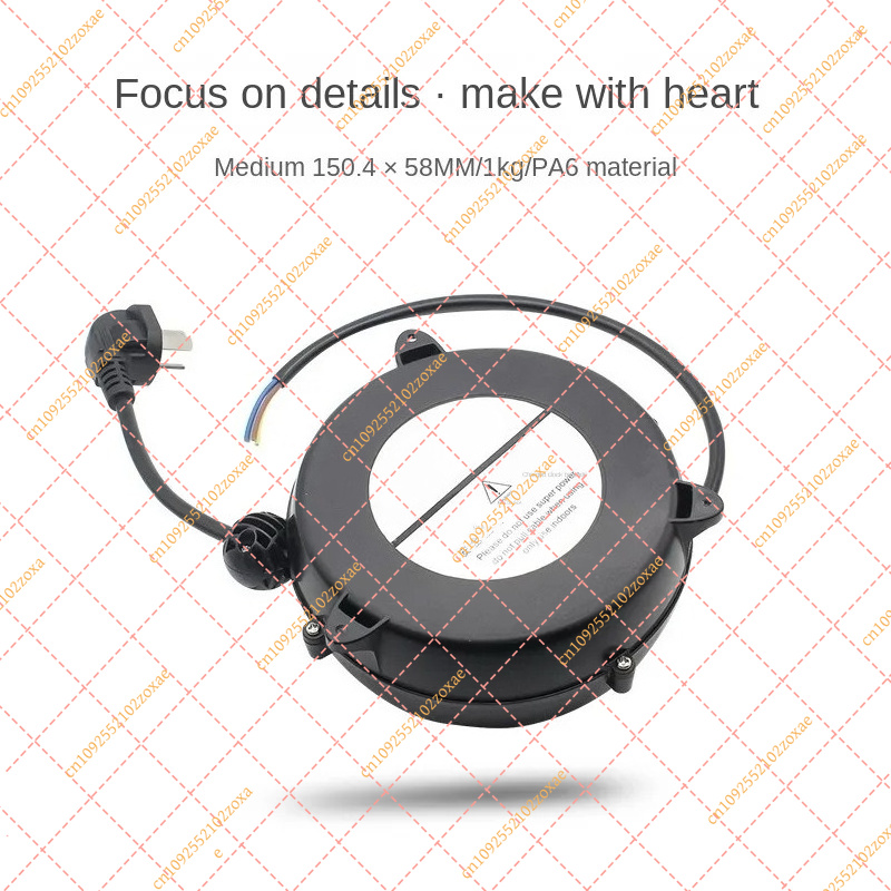 5M自動電源コードリール、EUオス＆メスプラグ、格納式延長コ - Electric Reel のレビューと価格