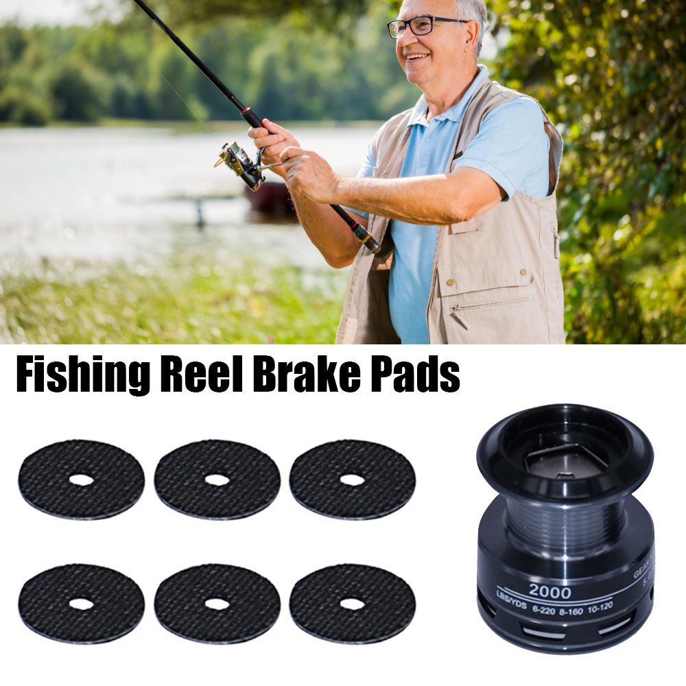 3ピースのフィッシングブレーキパッド,ブレーキパッド,カーボ - Spinning Reel のレビューと価格