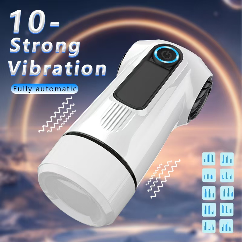自動男性用マスターベーター10強力振動吸引式ポケットプッシー - Electric Reel のレビューと価格