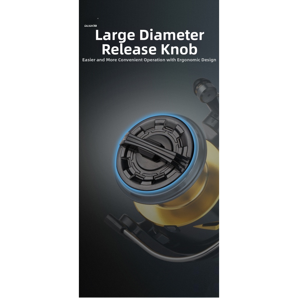 特大ドラッグノブと人間工学に基づいたT字型ハンドルを備えたメ - Reel Drag Knob のレビューと価格