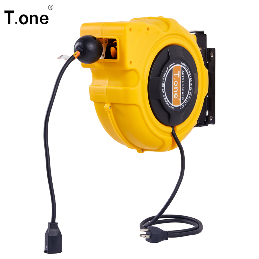 ケーブルコードリールドラム壁掛け式格納式自動ホースリール洗車 - Electric Reel のレビューと価格