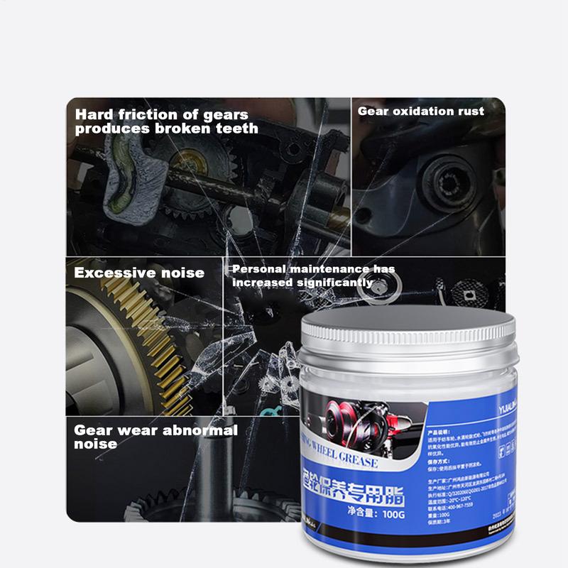 100 グラム釣りリールグリースティアドロップホイールドラム - Reel Lubricant のレビューと価格