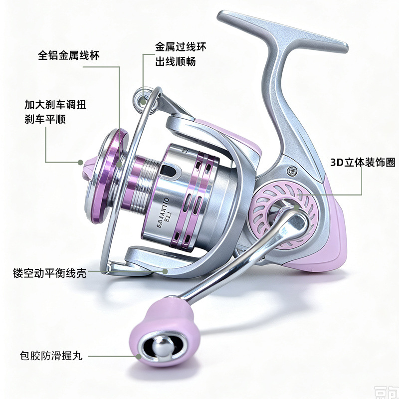 ロングキャスティングフルメタルスプールスピニングフィッシング - Ice Fishing Reel のレビューと価格