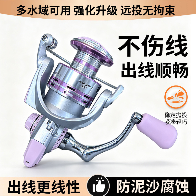 ロングキャスティングフルメタルスプールスピニングフィッシング - Ice Fishing Reel のレビューと価格
