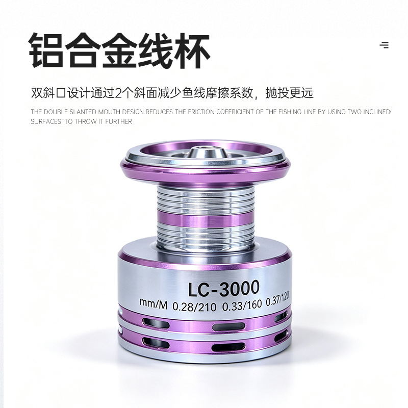 ロングキャスティングフルメタルスプールスピニングフィッシング - Ice Fishing Reel のレビューと価格