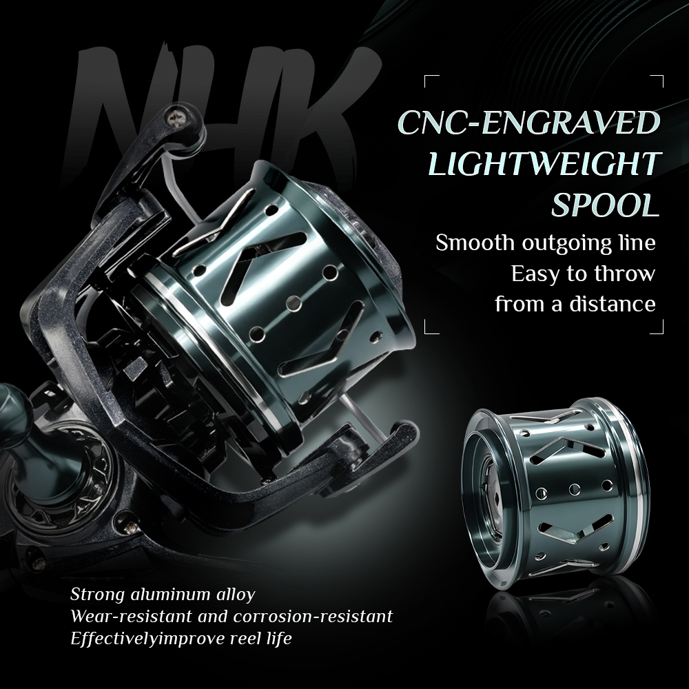 NHK 8000-14000 スピニングリール 超軽量 オー - Spinning Reel のレビューと価格