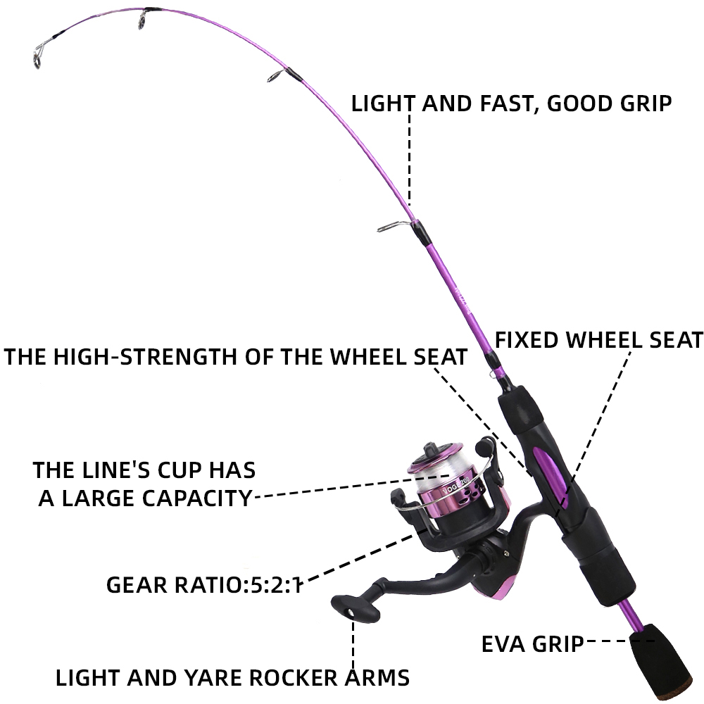 釣り竿とリールの組み合わせ,スピニングリール,フックアクセサ - Ice Fishing Reel のレビューと価格