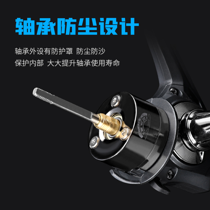 ギャップレススピニングリール 15kg最大ドラグ力 フルメタ - Ice Fishing Reel のレビューと価格