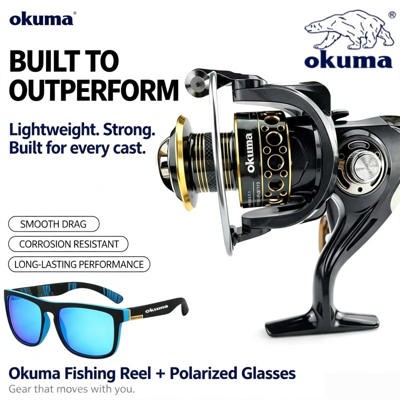 OKUMA-スピニングリール、メタル超軽量釣りリール、釣り道 - Ice Fishing Reel のレビューと価格