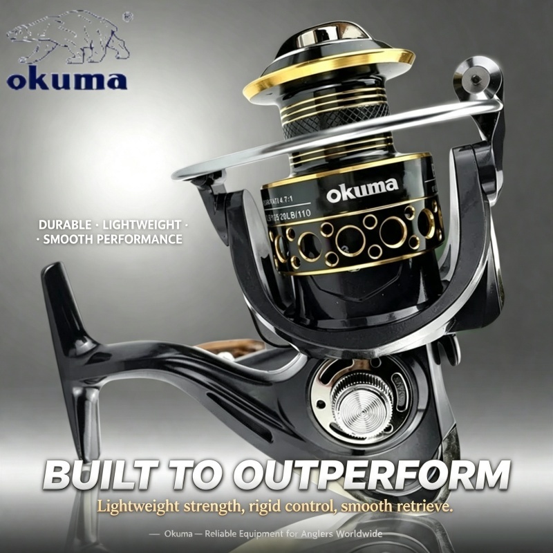 OKUMA-スピニングリール、メタル超軽量釣りリール、釣り道 - Ice Fishing Reel のレビューと価格