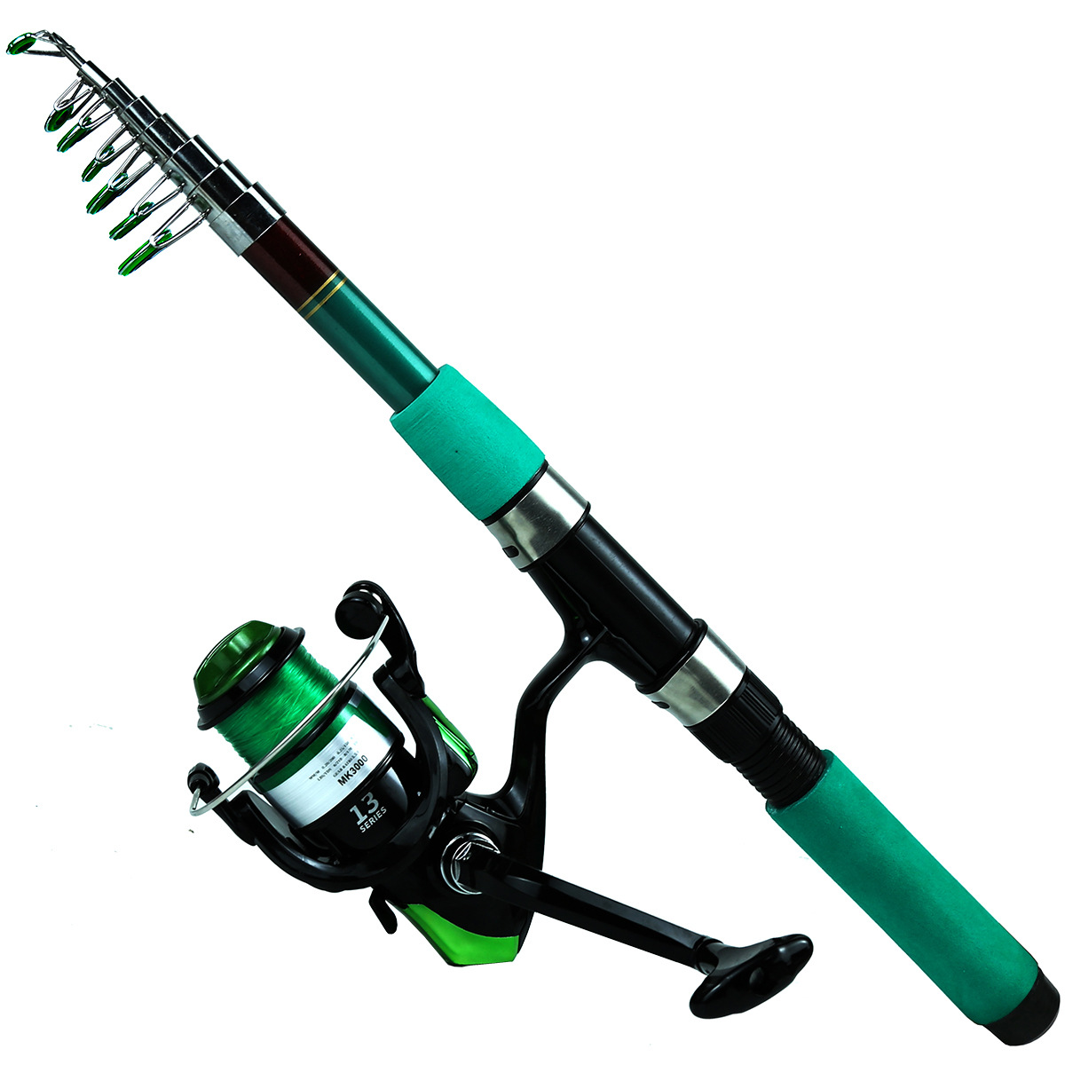 ポータブル超軽量鯉釣り用伸縮式スピニングロッドリールコンボキ - Spinning Reel のレビューと価格