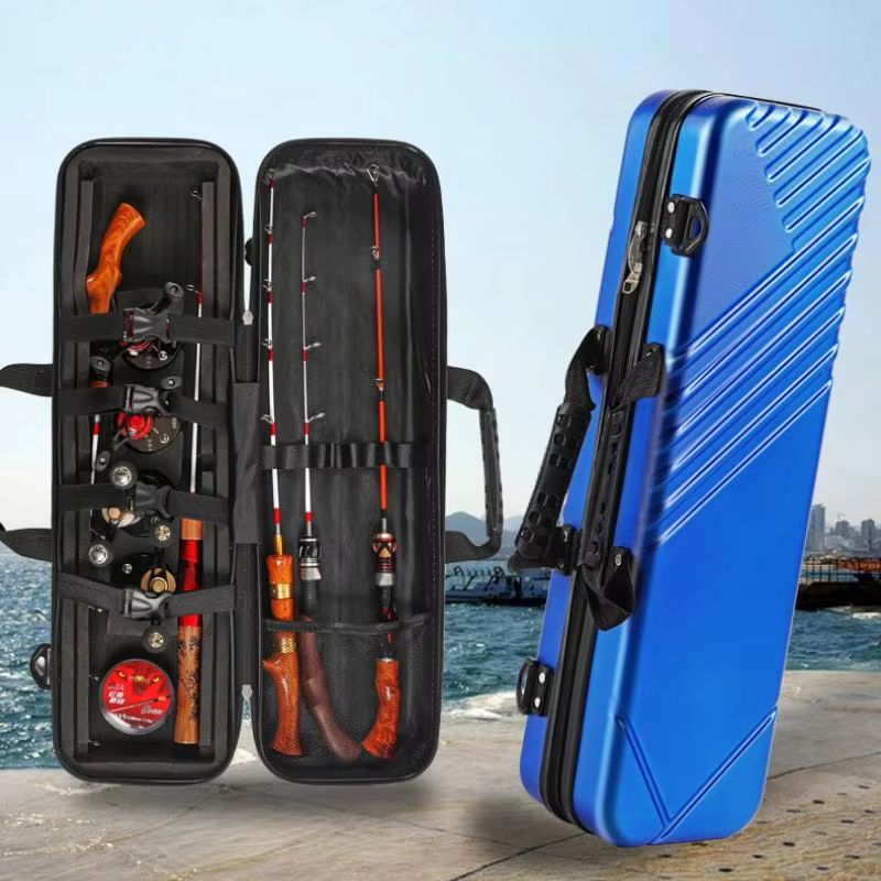 65/80 センチメートル ABS 氷釣り釣竿バッグハードシ - Ice Fishing Reel のレビューと価格
